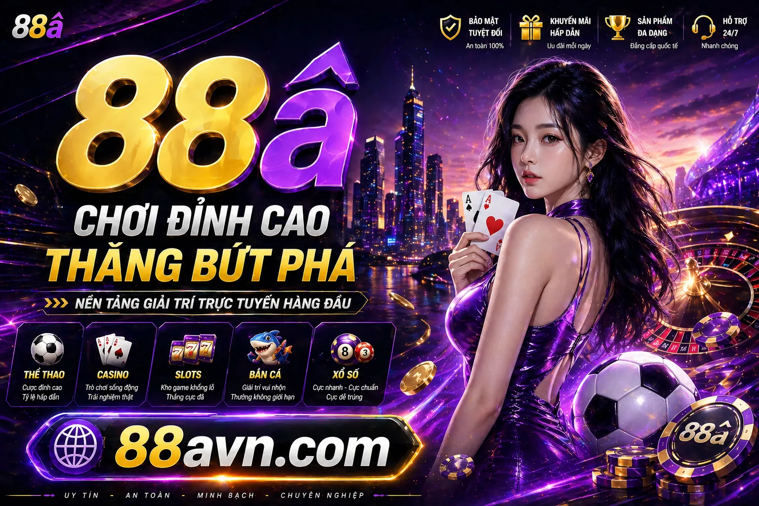 Các môn thể thao đa dạng tại A88